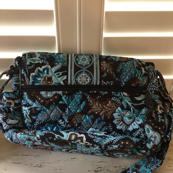Vera Bradley messenger bag, Java Blue - Picture 3 of 10